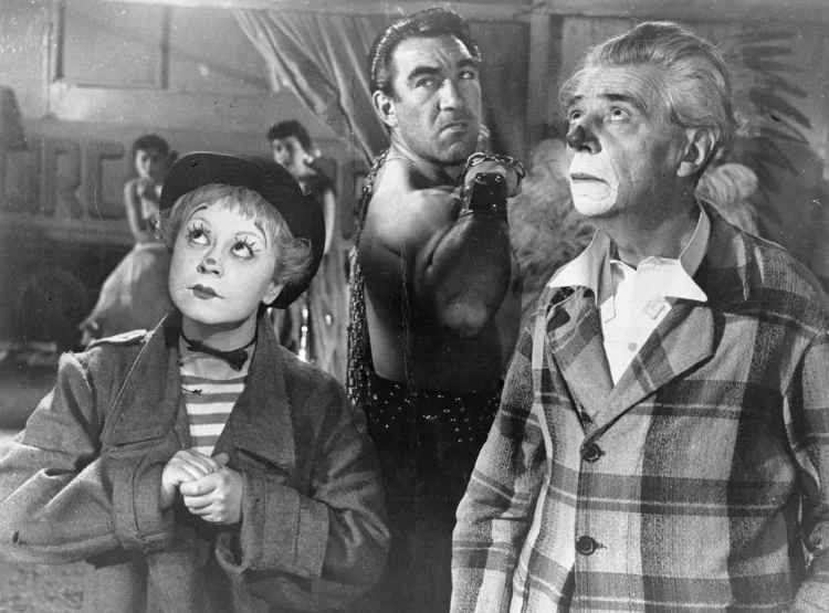 Anthony Quinn in La strada (1954)