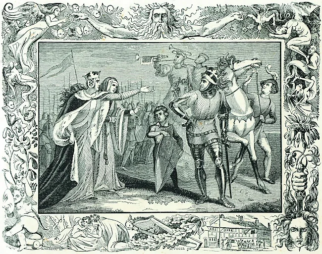 Nach Adolph von Menzel und Johann Phillipp Vogel: König Richard III, Act IV, Scene IV , Museum Georg Schäfer, Schweinfurt | © bpk / Museum Georg Schäfer, Schweinfurt (Foto: Matthias Langer)