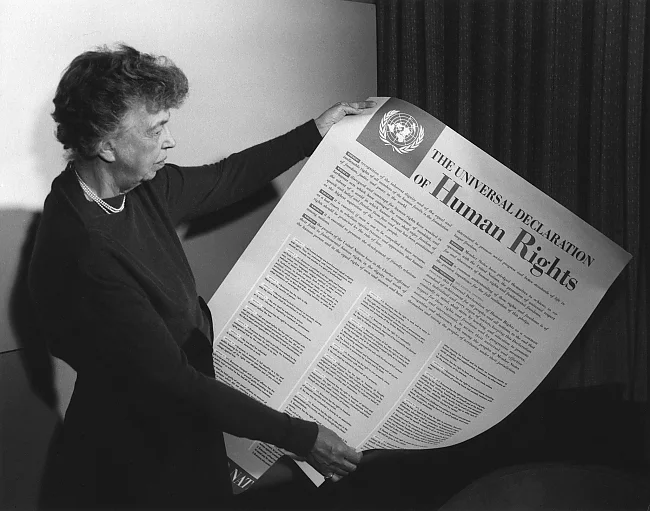 Eleanor Roosevelt & UN Declaration of Human Rights | ©  FDR Presidential Library & Museum