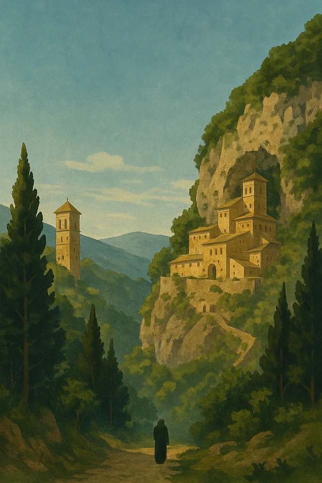 Der Heilige Benedikt in Subiaco