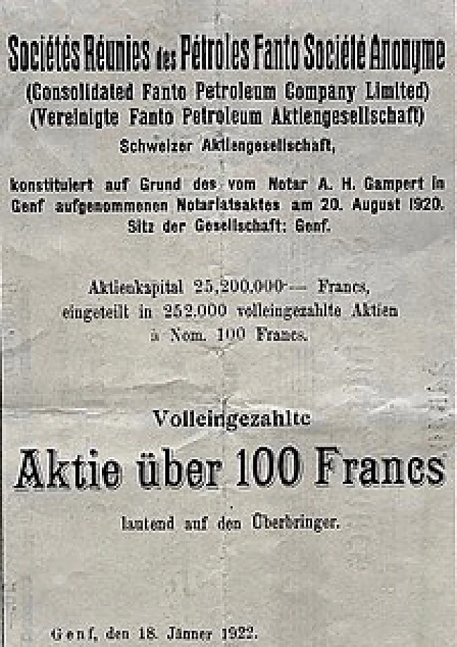 Aktie 1922 | © wikimedia commons