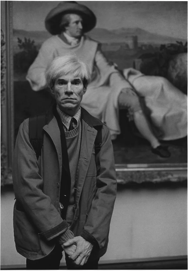 Andy Warhol im Städel Museum, 1981  | © Barbara Klemm, HMF