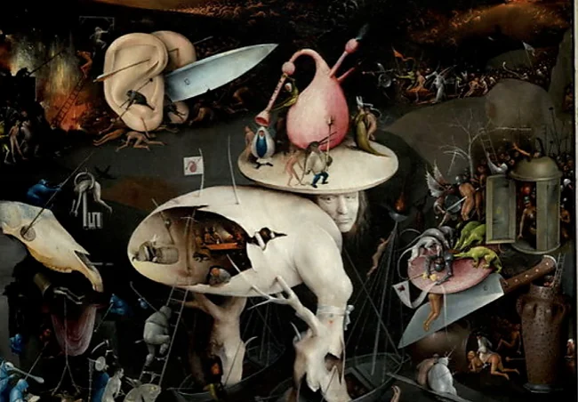 Hieronymus Boschs »Garten der Lüste«, Ausschnitt