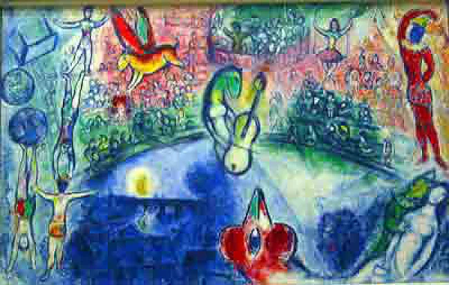 Marc Chagall, Commedia dell' Arte | © Adolf und Luisa Haeuser-Stiftung