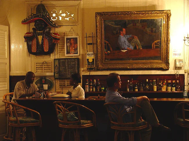 Coverbild_Bar des Grandhotel Oloffson vor der Zerstörung