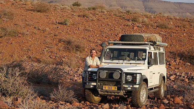 Hermann Rohlfs in Namibia