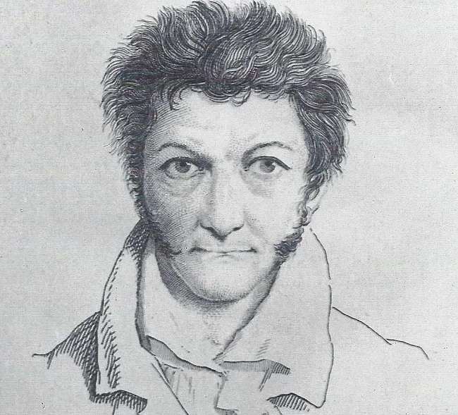 ETA Hoffmann, Stich nach dem Selbstporträt, um 1800