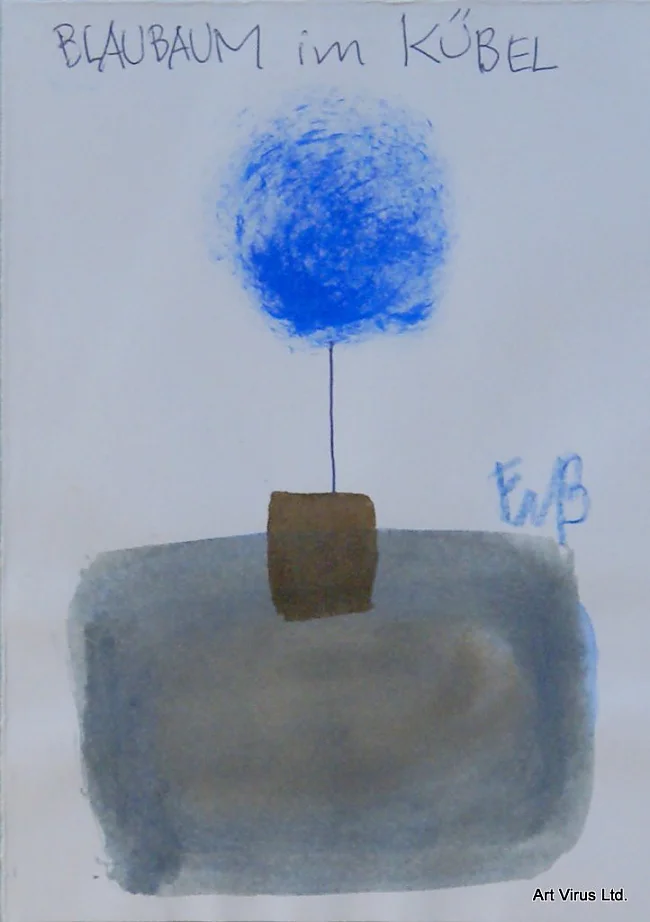 F. W. Bernstein, Blaubaum im Kübel | © Art Virus Ltd