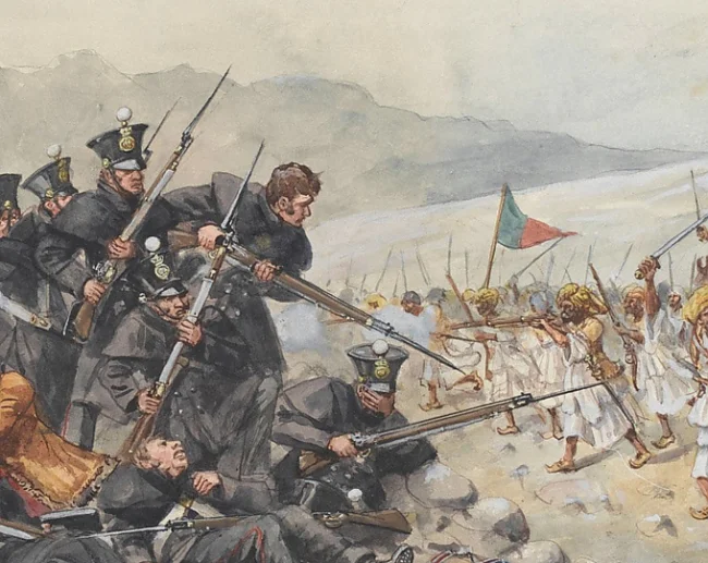 Zwischen 1839 und 1842 besetzten die Briten Kabul. | © National Army Museum, London