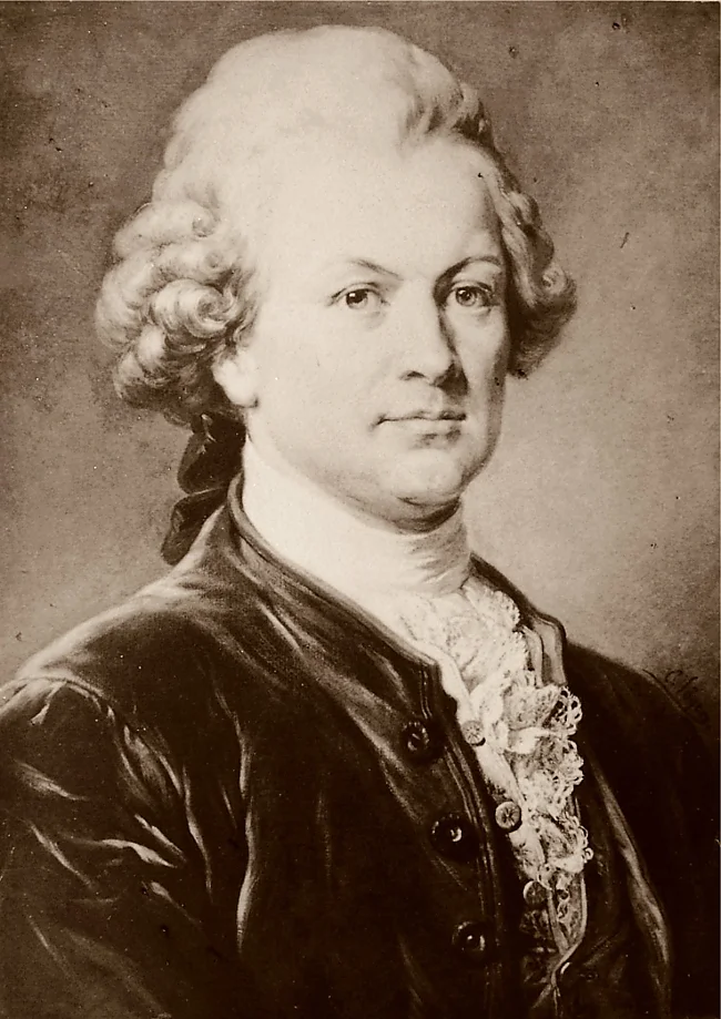 Gotthold Ephraim Lessing nach einem Gemälde von C. Jäger