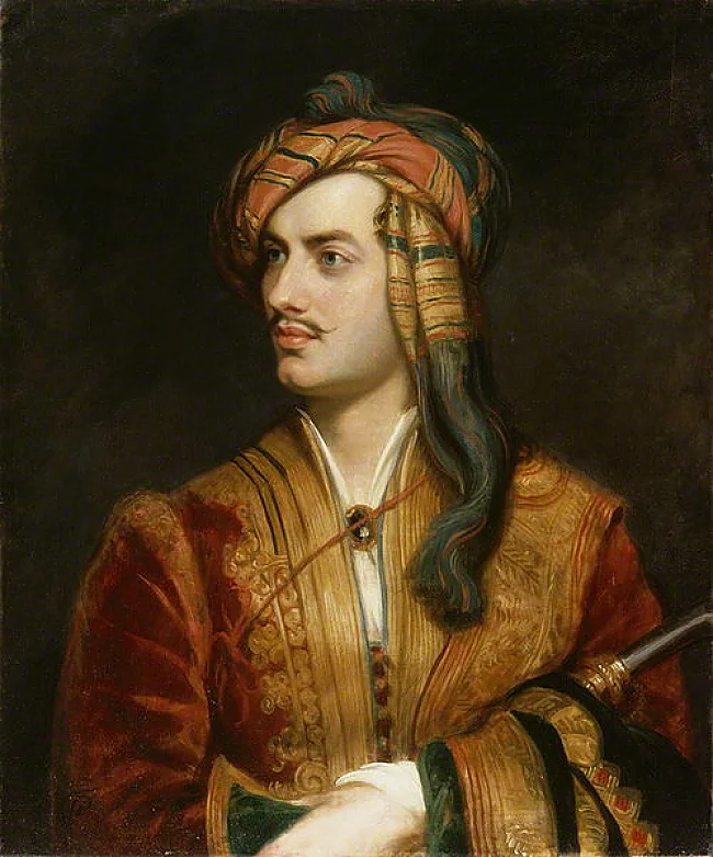 Thomas Phillips: Lord Byron in Albanian dress (ca. 1835) | © wikimedia commons