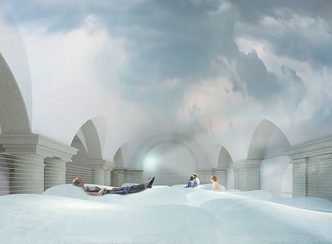 Ausstellung: Wolken | © luxfeld digital art für Sieveking von Borck Büro