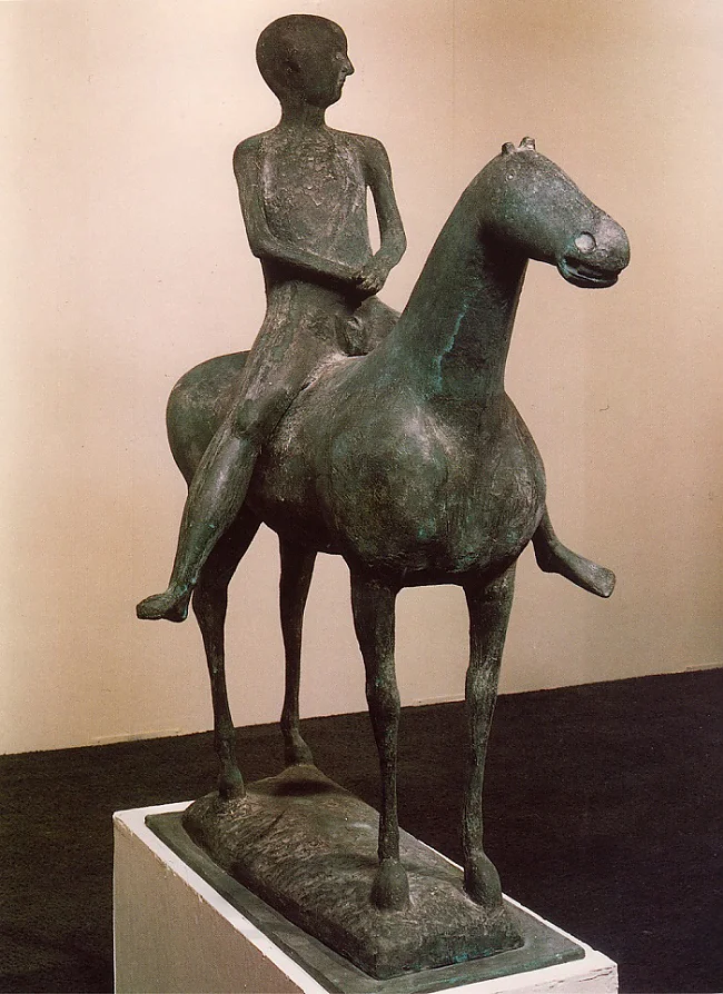 Marino Marini, Gentiluomo a Cavallo, 1937 Bronze, 6 Exemplare, alle ad tempus gegossen, Höhe: 156 cm | © DIE GALERIE, Frankfurt am Main