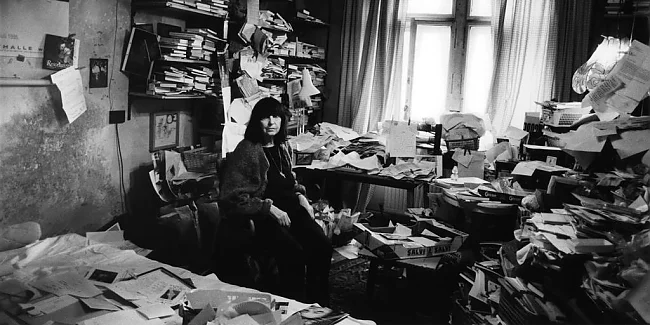 Friederike Mayröcker, Wien 2001 | © Foto: Barbara Klemm