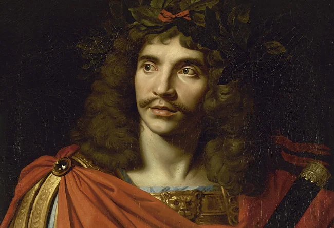 Molière in der Rolle des Cäsar  | © Porträt von Nicolas Mignard, 1658 