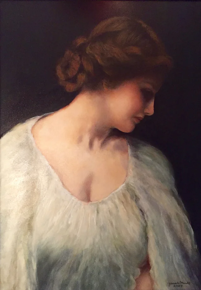 Oil painting of a woman | © Yonah L. Marks
