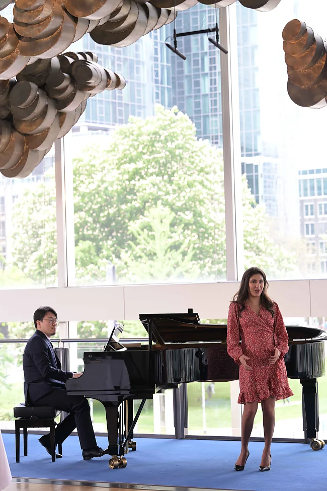 Elena Villalón (Sopran) und Takeshi Moriuchi (Klavier) | © Barbara Aumüller