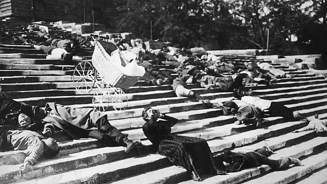 Filmstill: Panzerkreuzer Potemkin