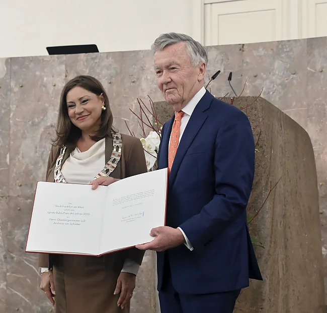 Nargess Eskandari-Grünberg und Andreas von Schoeler | © Barbara Walzer