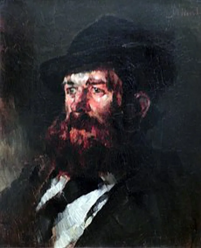 Carl Schuch: Porträt Karl Hagemeister, Venedig 1876 | © Wikimedia Commons