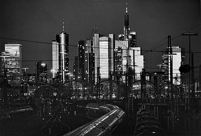 Barbara Klemm: Skyline mit Hauptbahnhof, 2023  | © Barbara Klemm, HMF