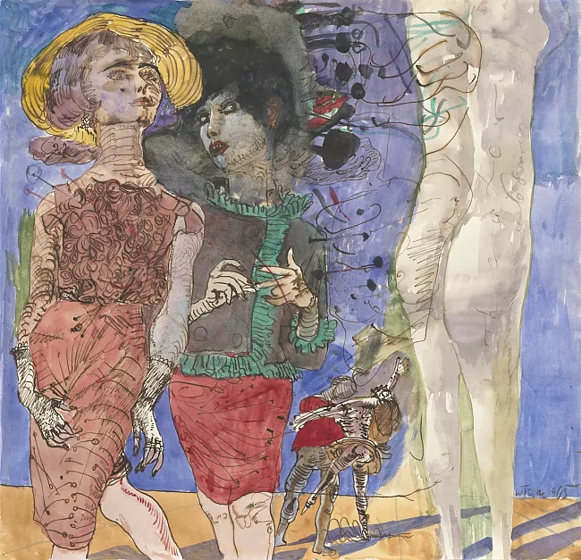 Frauen auf der Straße | © Werner Tübke