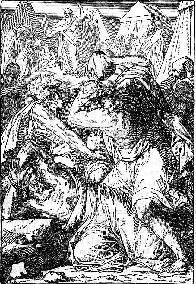 Charles Foster: Die Steinigung des Gotteslästerers | © Hartford, Conn., 1873., wikimedia commons