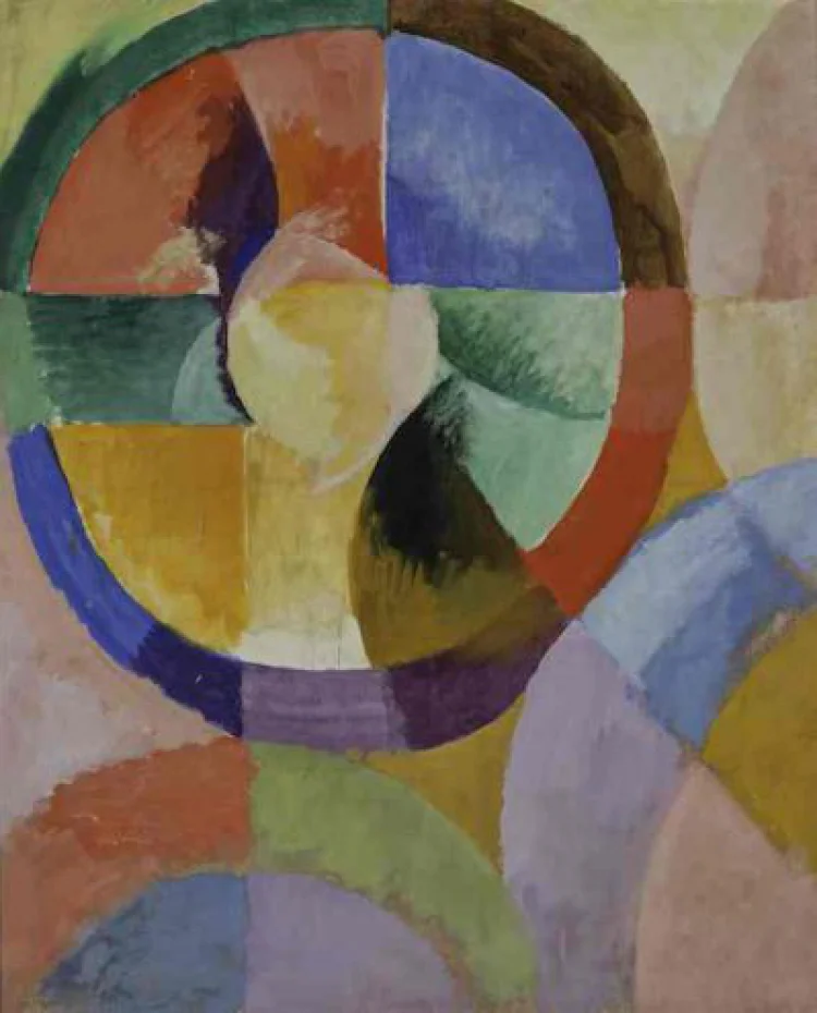 Robert Delaunay, Formes circulaires – Soleil No. 1, 1913, Öl auf Leinwand, 100 × 81 cm | © Foto: Wilhelm-Hack-Museum, Ludwigshafen