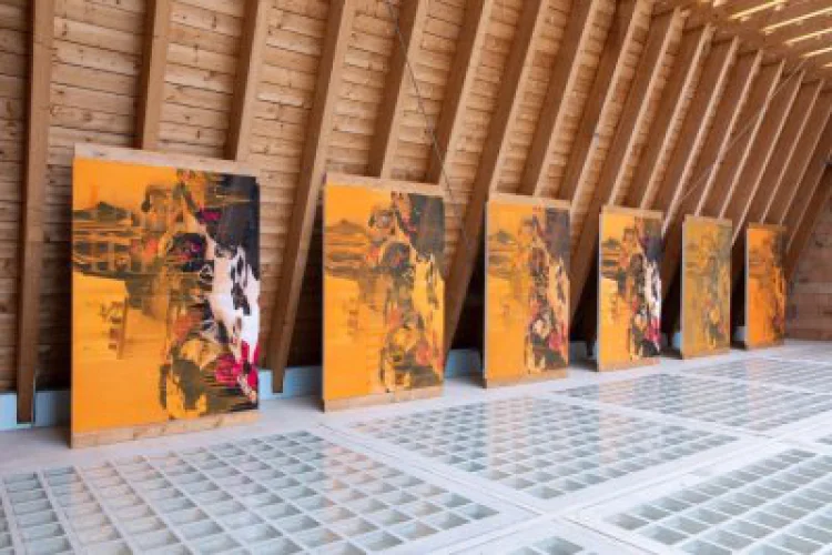  Installation von Laura Langer in der Ausstellung „Liberty“ 15.02.-12.04.2020, Portikus, Frankfurt/Main, Courtesy: die Künstlerin und Weiss Falk, Basel | © Foto: Fotos: Diana Pfammatter 
