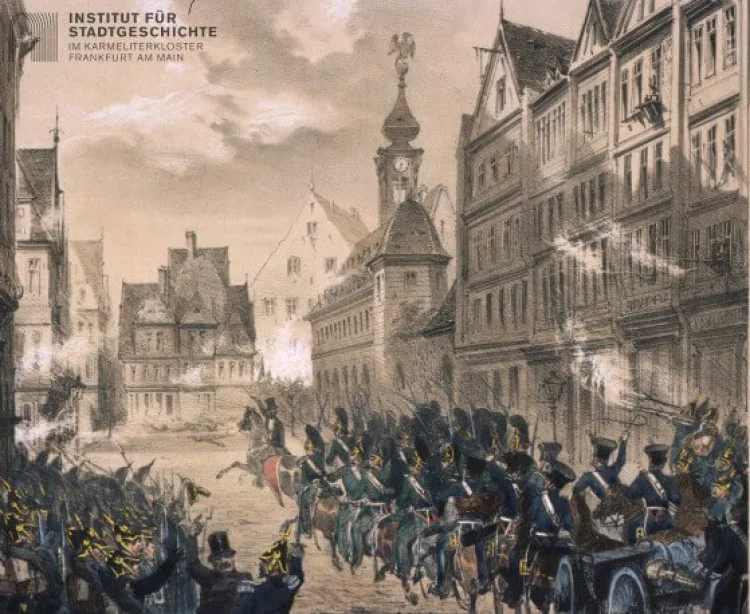 Erstürmung der Barrikade Konstablerwache 18.9.1848