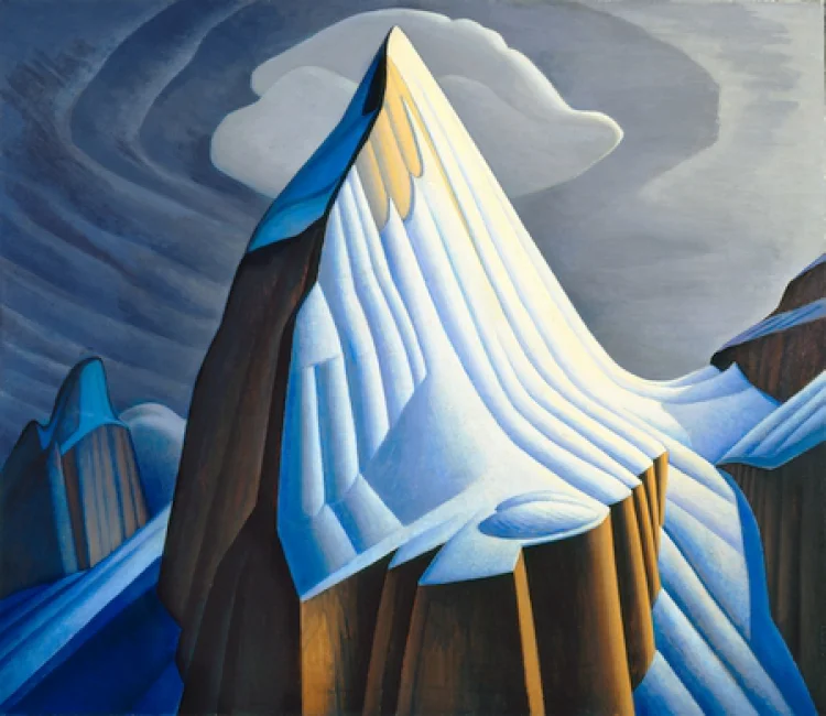 Lawren S. Harris, „Mt. Lefroy“, 1930 Öl auf Leinwand, 133,5 × 153,5 cm Purchase 1975, McMichael Canadian Art Collection, 1975.7 | © Foto: Family of Lawren S. Harris