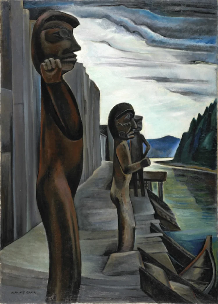 Emily Carr, „Blunden Harbour“, um 1930 Öl auf Leinwand, 129,8 × 93,6 cm | © Foto: National Gallery of Canada, Ottawa, Foto: NGC