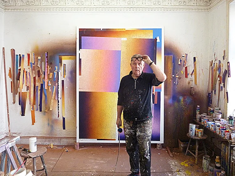 Adam Jankowski in seinem Atelier in St. Pauli