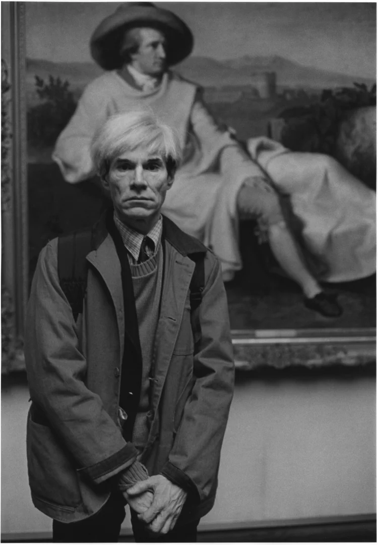 Barbara Klemm: Andy Warhol im Städel Museum, 1981 | © Foto: Barbara Klemm, HMF