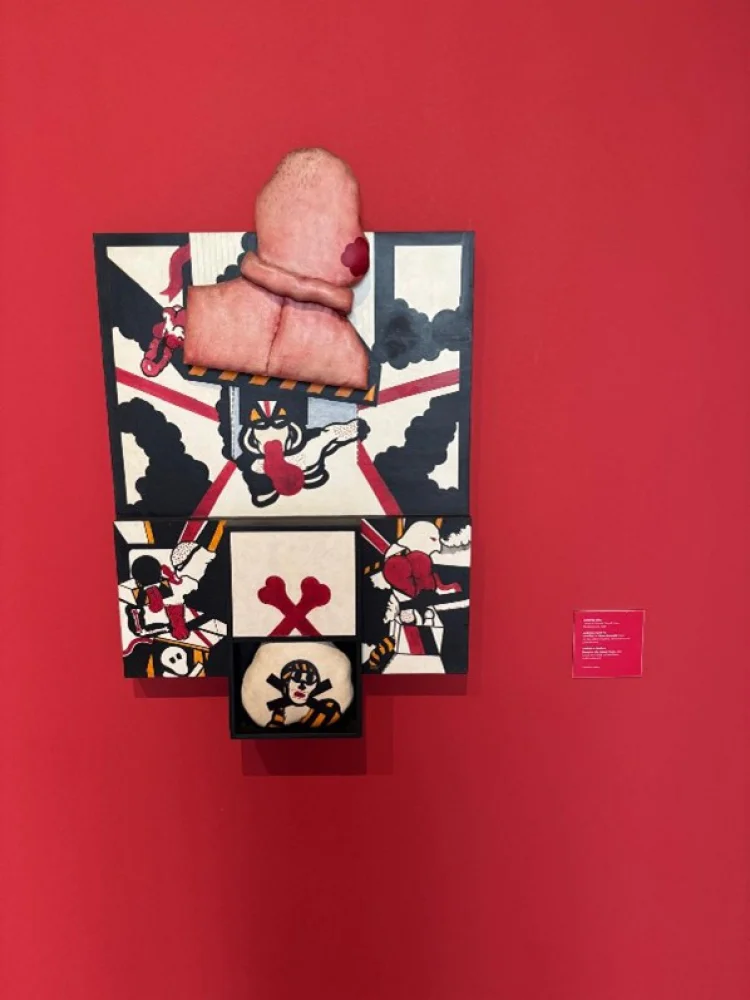 Antonio Dias, * América, o herói nu* (1966)  Installationsansicht, “POP BRASIL – Vanguardia y nueva figuración (1960s–1970s)”  MALBA – Museo de Arte Latinoamericano de Buenos Aires | &copy; Foto: Michele Sciurba