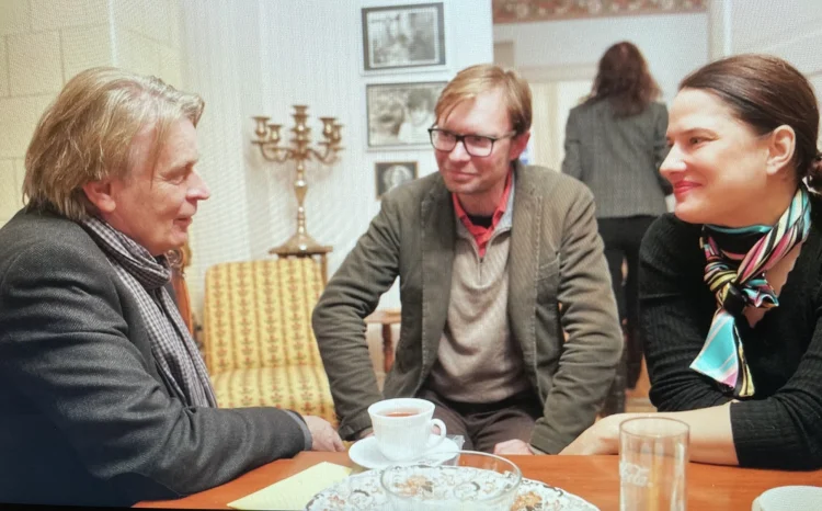 W mit Jan Röhnert und Julia Mantel | © Foto: Harry Oberländer