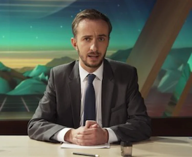 Der Fernsehmoderator und Satiriker Jan Böhmermann