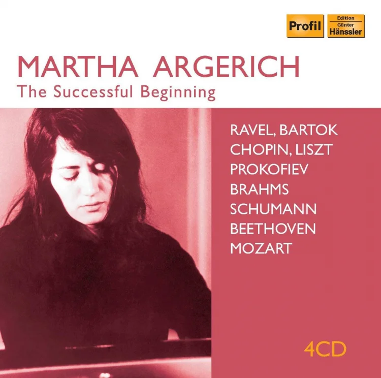 Martha Argerich The Successful Beginning 4 CDs Hänssler Profil PH 18050
