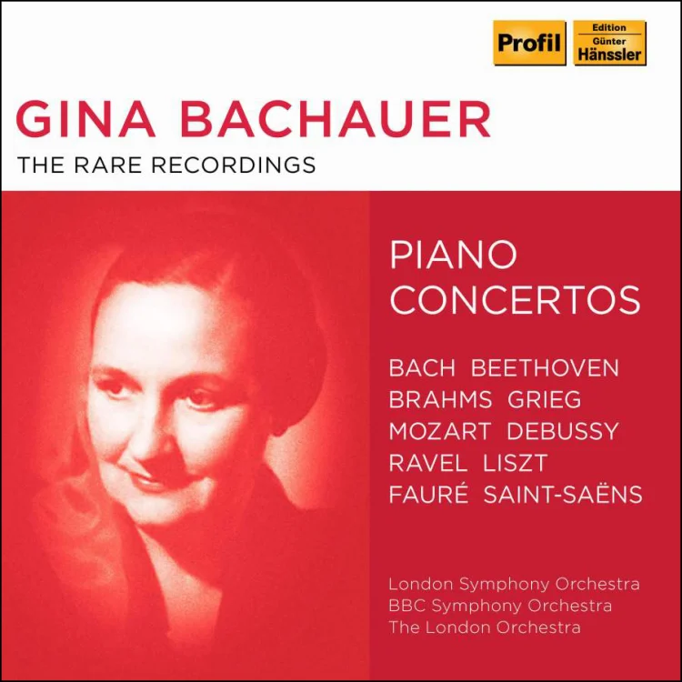 Gina Bachauer The Rare Recordings 4 CDs Hänssler Profil PH 18018