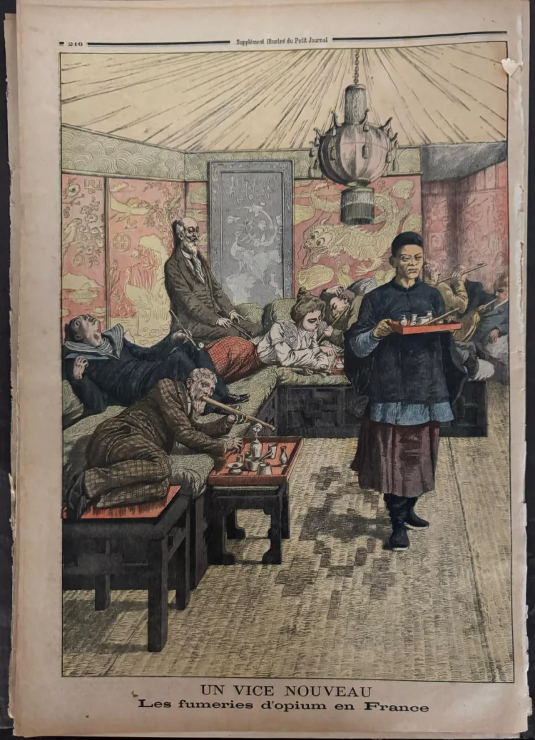 Opium Höhle, Ausg. 05. Juli 1903 | © Foto: Le Petit Journal