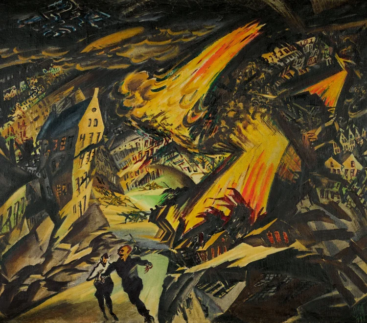 Ludwig Meidner: Weltuntergang, 1912 | © Foto: Jüdisches Museum Frankfurt