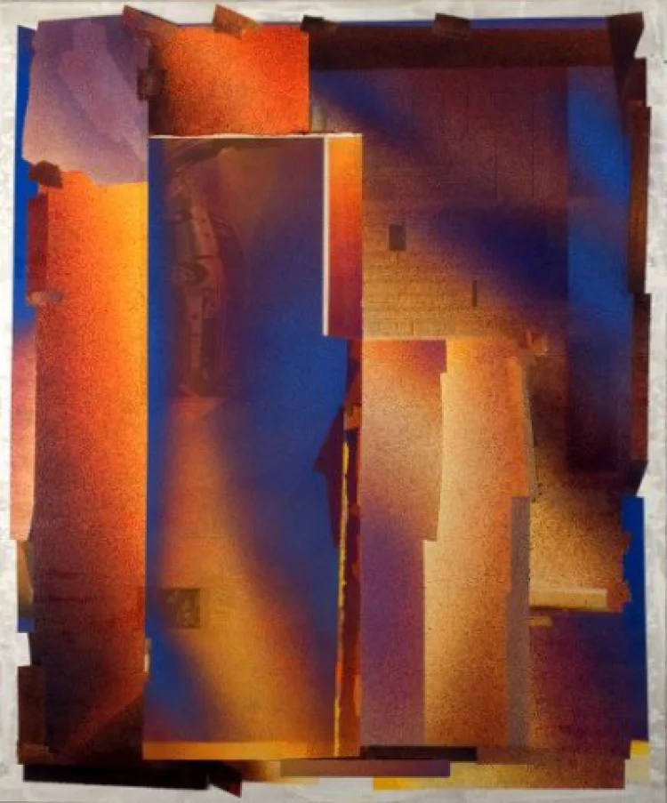 Adam Jankowski: Monitor 10, 2006, Acryl auf Leinwand, 240×200 cm