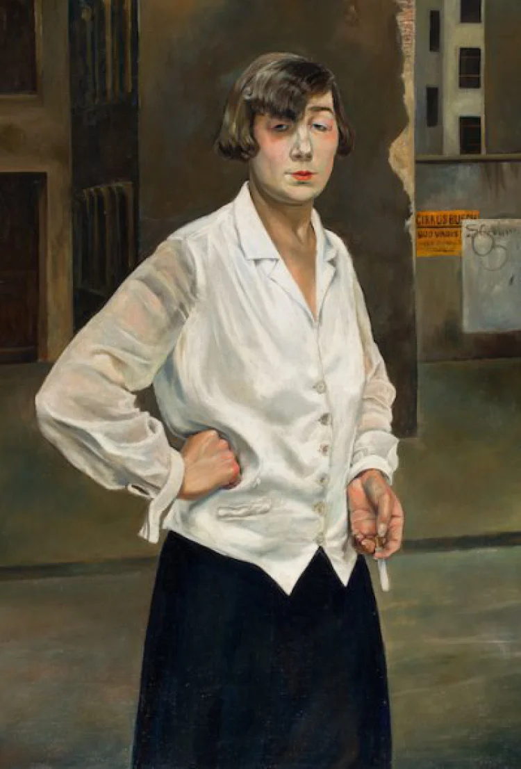 Rudolf Schlichter, Margot, Berlin, 1924, Öl auf Leinwand, 110,5 × 75 cm, Stadtmuseum Berlin | © Foto: Viola Roehr von Alvensleben, München, Foto: Michael Setzpfandt, Berlin