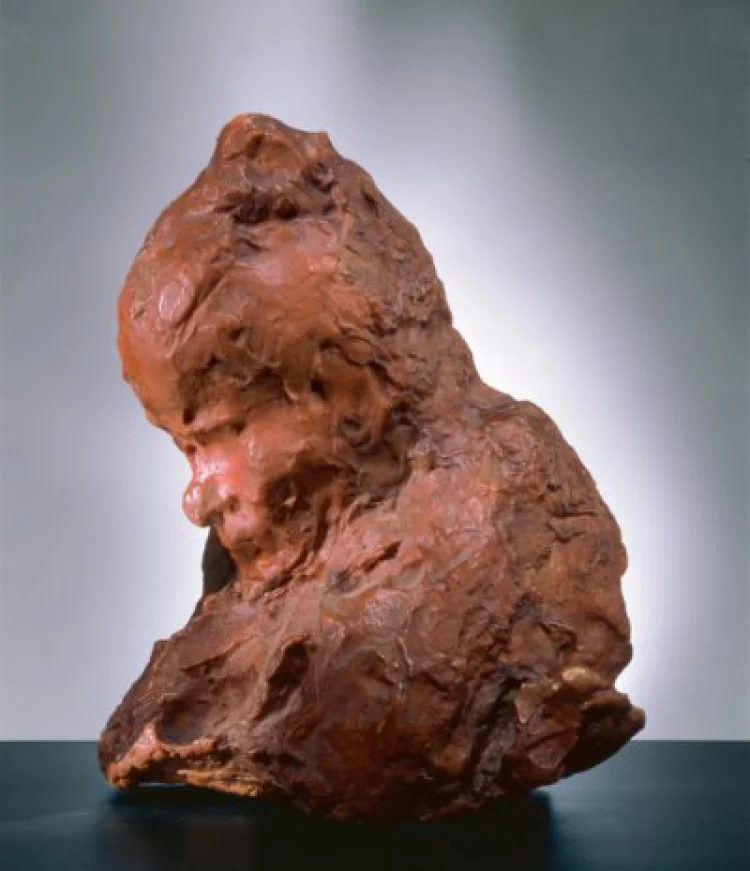 Medardo Rosso (1858–1928): „La Portinaia“, 1883/84 Wachs über Gips, 38,5 × 31 × 17,5 cm, Sammlung PCC, Schweiz | © Foto: Foto: Sammlung PCC