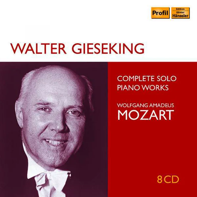 Walter Gieseking Mozart Solo Recordings 8 CDs PH 18026