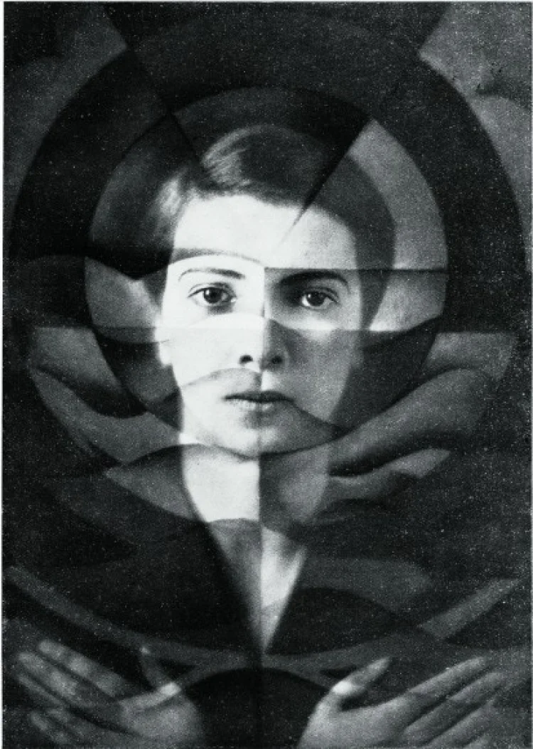 Yva, Futuristisches Selbstbildnis, Mehrfachbelichtung, 1926  | © Foto: Das Verborgene Museum