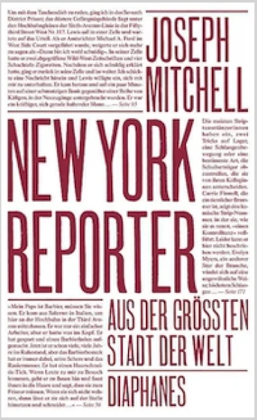 Joseph Mitchell: New York Reporter