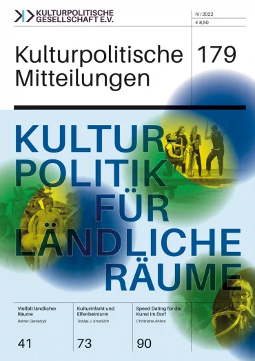 Kulturpolitische Mitteilungen Heft 179 | © Alexander Paul Englert