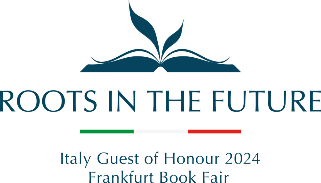 Logo des Ehrengasts Italien auf der Buchmesse 2024 Frankfurter Buchmesse